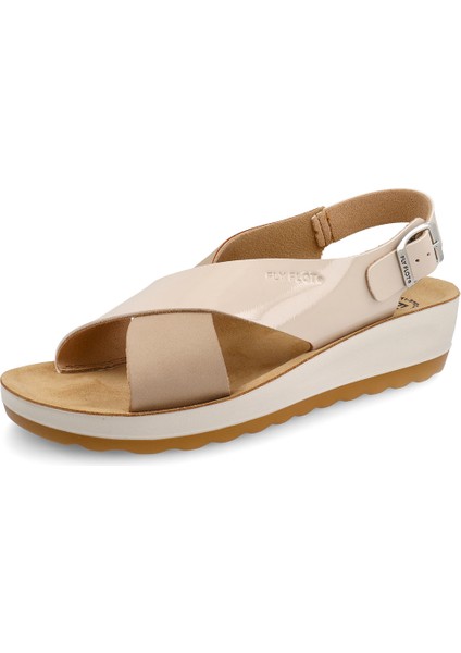 Kadın Sandalet 42 G61 3c Fly Flot Synthetıc Sandal Beige