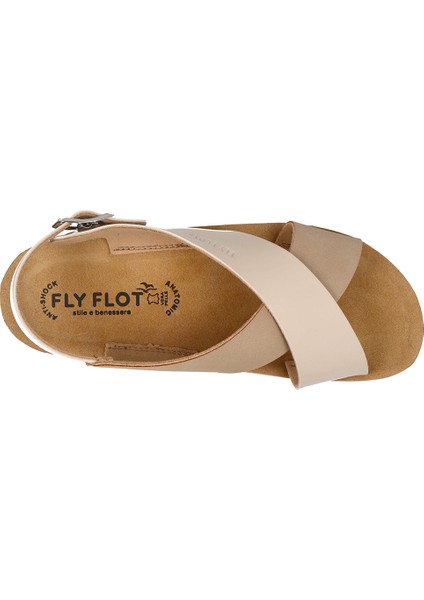 Kadın Sandalet 42 G61 3c Fly Flot Synthetıc Sandal Beige modelleri