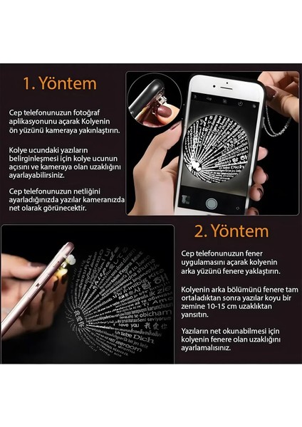 100 Dilde Seni Seviyorum Yazılı Mıknatıslı Kolye Sevgili Çift Kolyesi 2 Adet