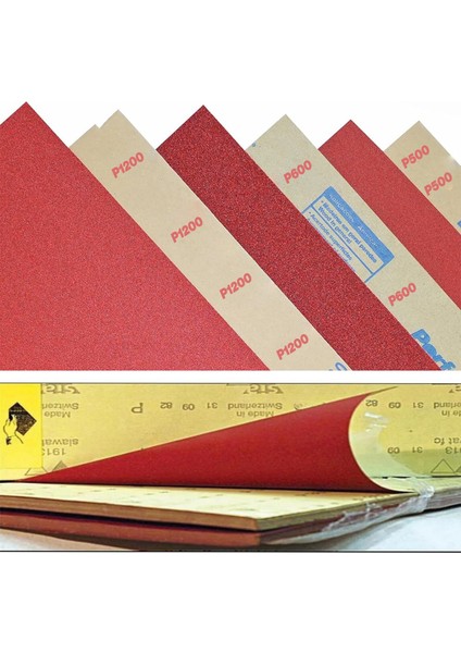 (25 Adet) Far Temizleme Su Zımparası Kağıt Kağıdı İnce Kalın Kum Set 1200-1000-800-600-500 Kum indirimleri