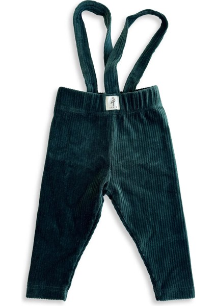 Newy Unisex 4 Mevsim Ayarlanabilir Çapraz Askılı Kadife Bebek Tulumu Zümrüt