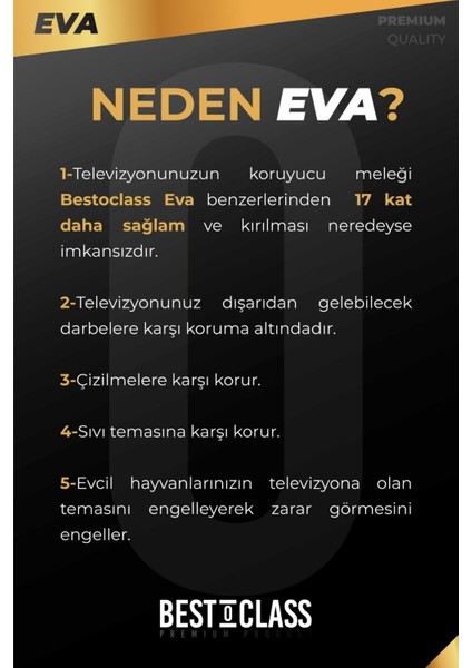 Eva Supersonic 48'' Gerçek Kırılmaz Tv Ekran Koruyucu fırsatları