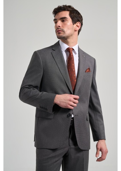 Kendinden Desenli Bez Ayağı Mono Yaka Tam Astar Esnek 4 Drop Comfort Fit Takım Elbise 1001250169 modelleri