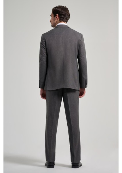 Kendinden Desenli Bez Ayağı Mono Yaka Tam Astar Esnek 4 Drop Comfort Fit Takım Elbise 1001250169 indirimleri
