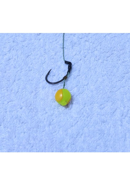 5 Adet Küspe Telli Karışık Renk 10 mm Boncuk'lu Sazan Rig Takımı modelleri