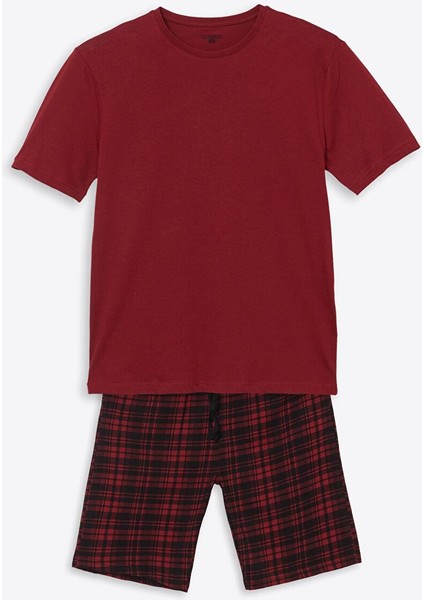 Lc Waıkıkı Standart Kalıp Erkek Şortlu Pijama Takımı