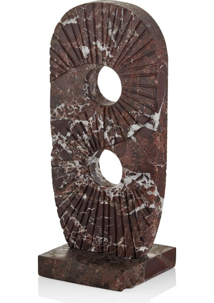 Evza Modern Kaideli Döngü Vişne 10*15*30 cm