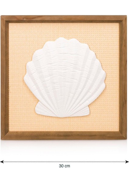 Lcw Home Deniz Kabuğu Figürlü Dekoratif Çerçeve 30 cm