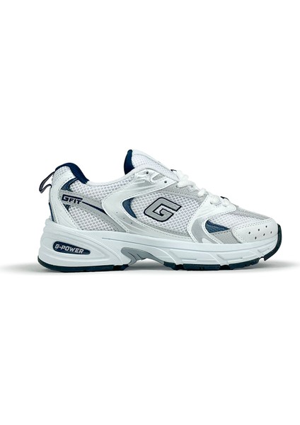 Golden Carıo Beyaz Lacivert Unisex Sneakers Spor Ayakkabı