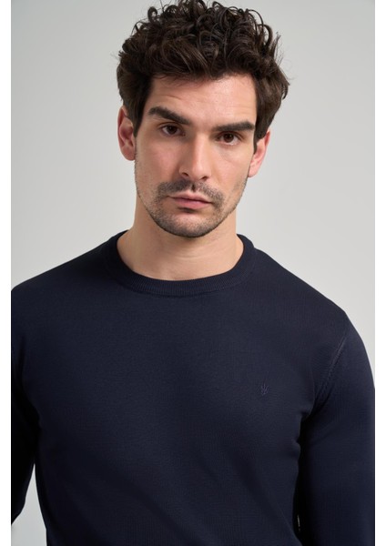 Uzun Kol Düz Örme Bisiklet Yaka Cepsiz Pamuklu Slim Fit Triko 1012245163 fırsatları