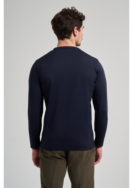 Uzun Kol Düz Örme Bisiklet Yaka Cepsiz Pamuklu Slim Fit Triko 1012245163 indirimleri