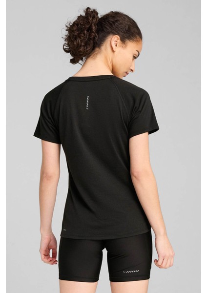 W Run Velocıty Tee (Trı-B Siyah Kadın Kısa Kol T-Shirt