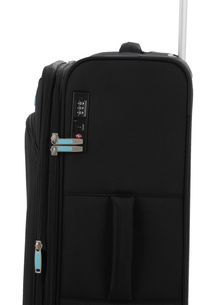 Mçs Baggaj V2411 Super Lıght Valiz Black Set indirimleri