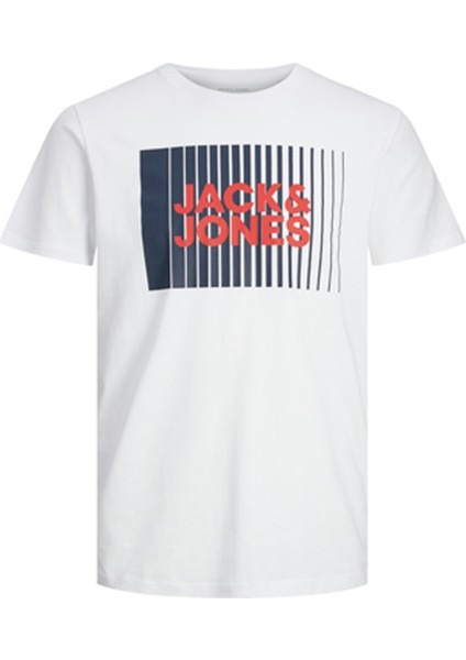 Jjecorp Logo Tee Ss O-Nec Beyaz Erkek Çocuk Kısa Kol T-Shirt modelleri