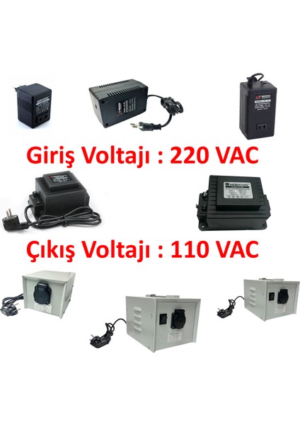 220V-110V Transformatör Ac/ac