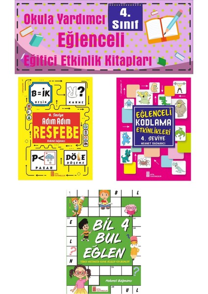 (Sınıf: 4) Eğlenceli Ev Ve Sınıf Etkinlik Seti