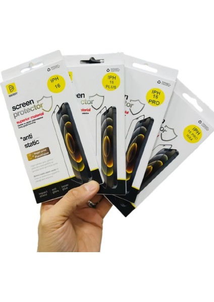 16 Pro Max Ekran Koruyucu modelleri