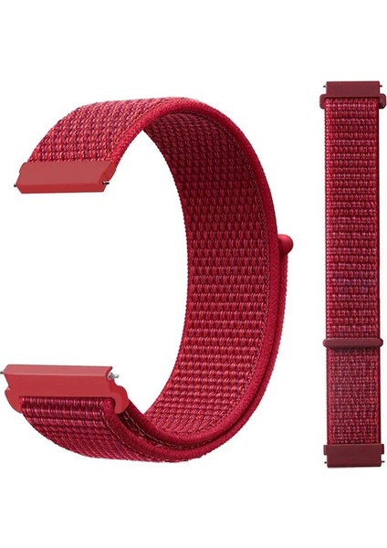 Amazfit Balance / Bip 5 Uyumlu Hasır Dokuma Kumaş Kordon 22MM