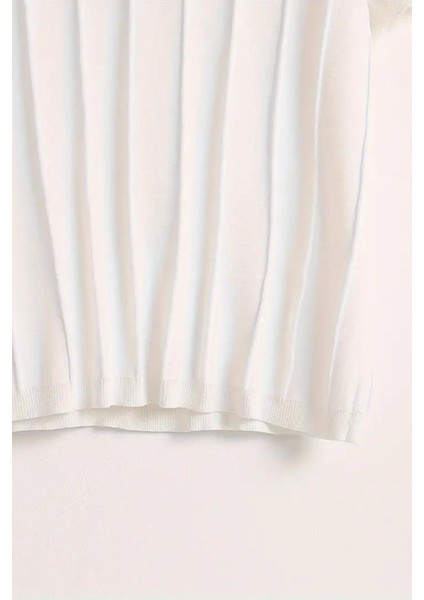 Toro Çizgili Likralı Slim Fit Bisiklet Yaka Örme Erkek Triko Tshirt fırsatları