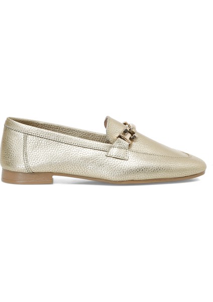 Omerro 5fx Altın Kadın Loafer