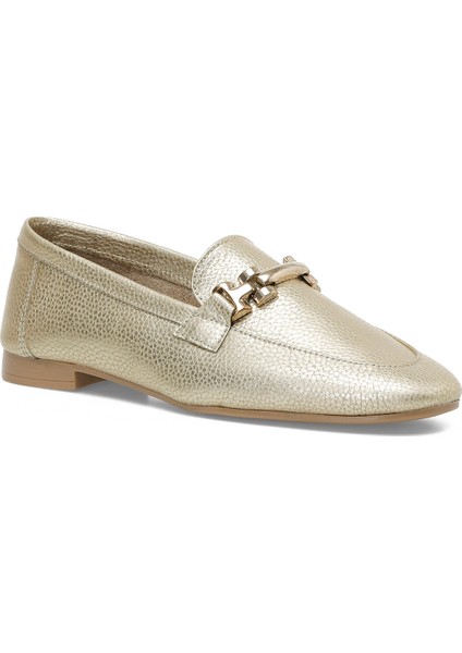 Omerro 5fx Altın Kadın Loafer