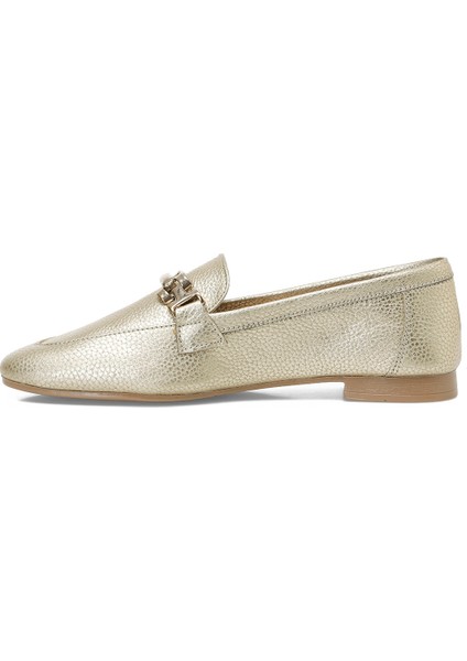 Omerro 5fx Altın Kadın Loafer
