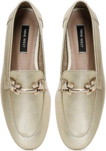 Omerro 5fx Altın Kadın Loafer