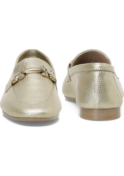 Omerro 5fx Altın Kadın Loafer