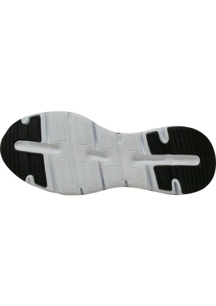 Siyah Beyaz Bağcıklı Anatomik Comfort Casual Sneakers Ayakkabı