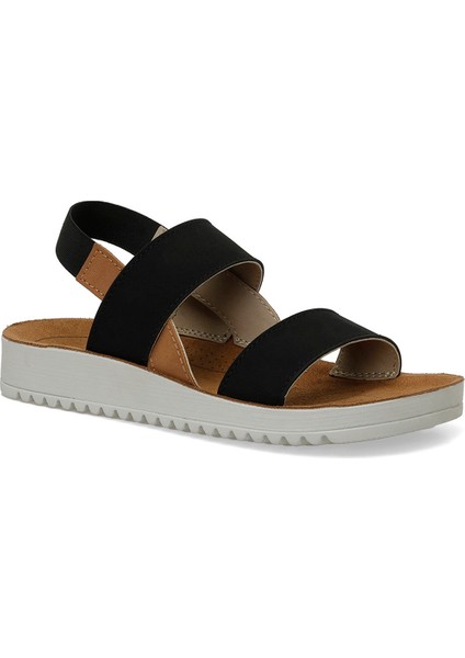 166351.Z5FX Siyah Kadın Comfort Sandalet