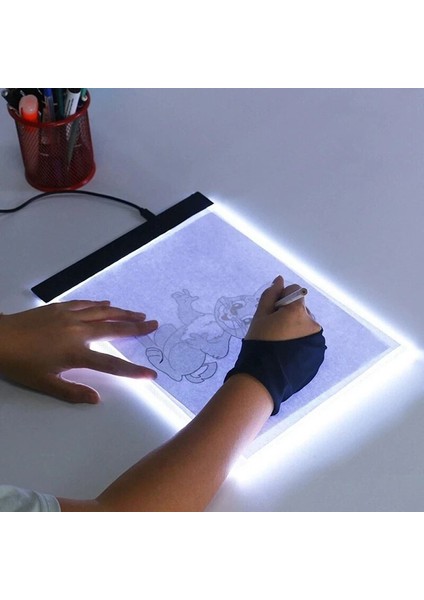 A5 LED Işıklı Çizim Kopyalama Çizim Yansıtma Çizim Tahtası Grafik Tahtası Çizim Tableti A5BOYUT