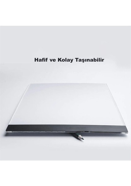 A5 LED Işıklı Çizim Kopyalama Çizim Yansıtma Çizim Tahtası Grafik Tahtası Çizim Tableti A5BOYUT