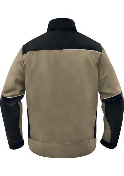 Lux Bütün Kollu Reflektörlü Tulum Bej