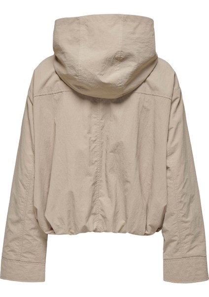Onlbealo Hood Jacket cc O Ekru Kadın Mont