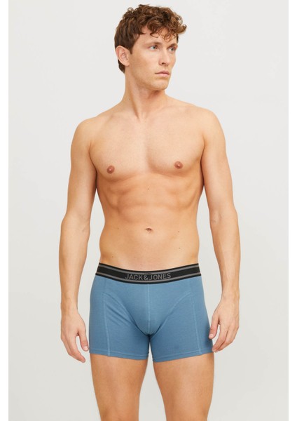Jacrıchard Trunks 3 Pack Siyah Erkek Boxer