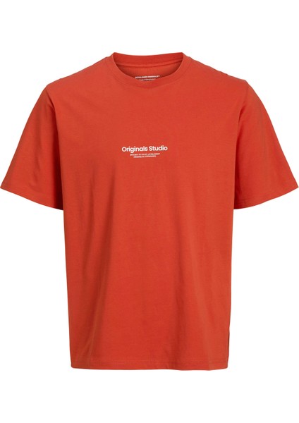 Jorvesterbro Tee Ss Crew Turuncu Erkek Çocuk Kısa Kol T-Shirt