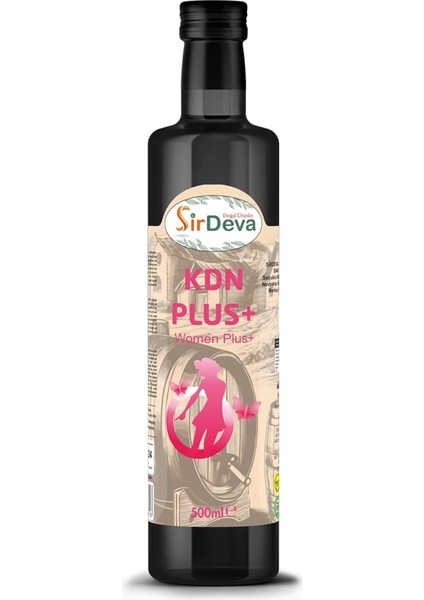 Kadın Plus Sirkesi (Hayıt Otu Ekstratlı) Doğal Fermantasyon 500 ml
