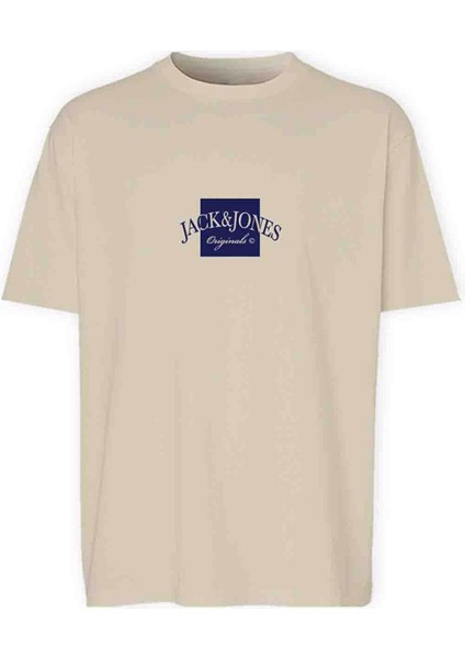 Jorboston Tee Ss Crew Nec Bej Erkek Çocuk Kısa Kol T-Shirt