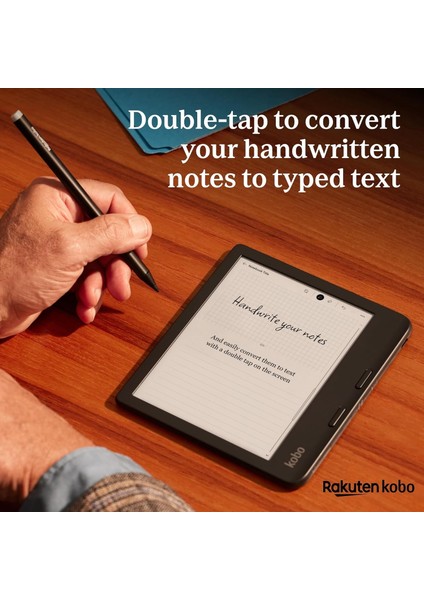 Stylus 2 | Mark Up, Write Notes And Make Highlights | Rechargeable Via Usb-C |compatible With 7" Libra Colour Ereader & Kobo Sage Ereader (White)