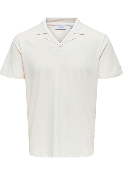 Onsabraham Reg Ss Resort Ekru Erkek Kısa Kol T-Shirt