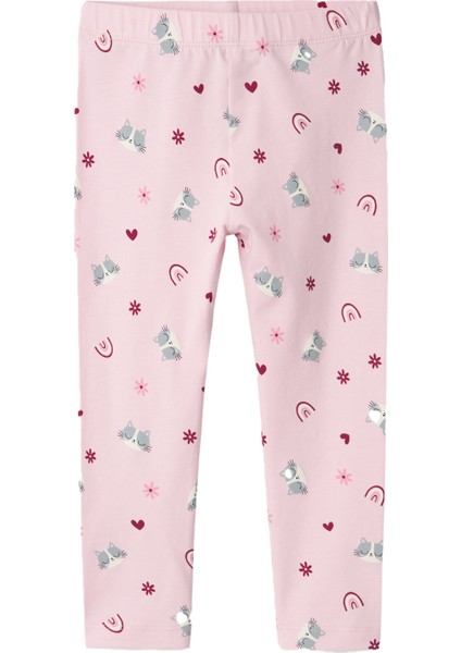 Nmfbılıne Leggıng Pb Pembe Kız Çocuk Pantolon
