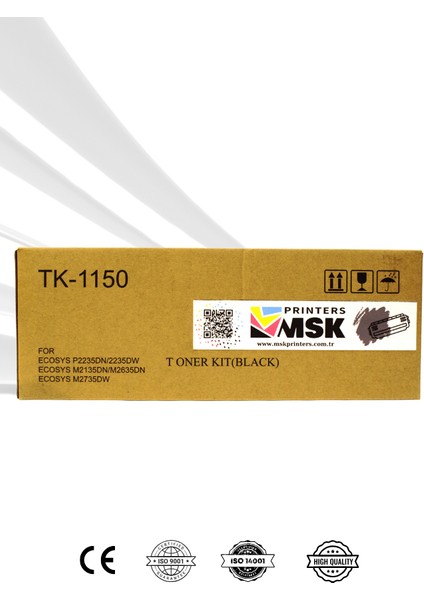 Kyocera Ecosys P2235DW Uyumlu Siyah Toner