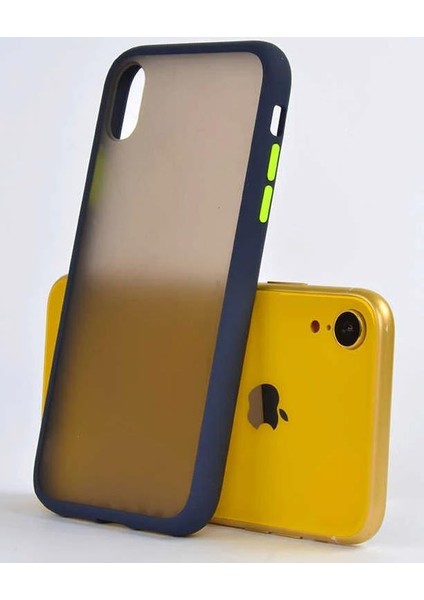 Apple iPhone Xr 6.1 Mat El Iz Tutmaz Anti Shock Kaliteli Kılıf