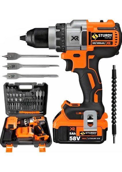 256 Fw Xr Metal Şanzıman 30 Parça Çift Akülü Şarjlı Matkap Akülü Vidalama