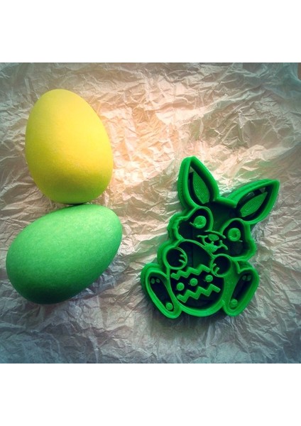 2'li Paskalya Tavşanı Şeklinde Kurabiye Kalıbı fiyatları