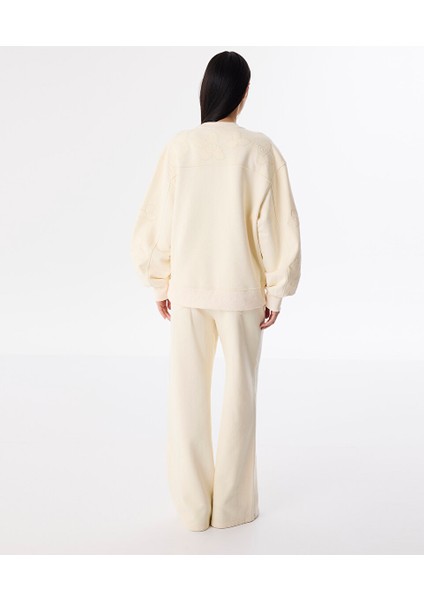 Çiçek Nakışlı Sweatshırt TS1250091023018