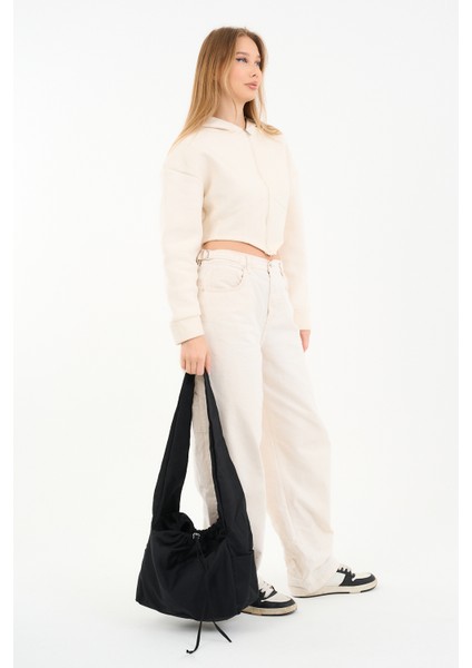 Süet Black Tote Bag / Siyah Çapraz Kullanıma Uygun Süet Kadın Omuz Çantası (50*30) fiyatları
