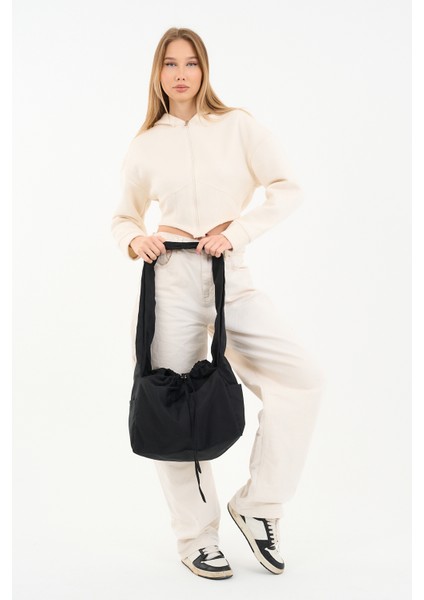 Süet Black Tote Bag / Siyah Çapraz Kullanıma Uygun Süet Kadın Omuz Çantası (50*30) fırsatları