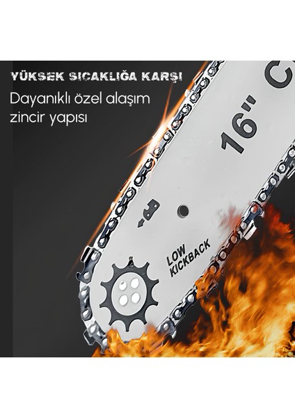 Akülü Ağaç Odun Kesim Motoru 88VF Mavi PH238