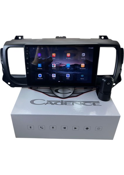 Citroen Jumpy 2017-2022 Cadence R15 (Dvr Kayıt Cihazı Hediye) Pro Oem Multimedia